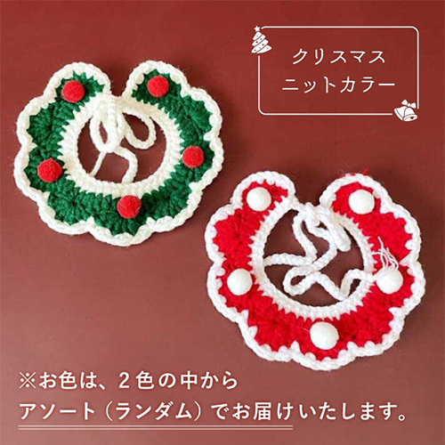 【数量限定/送料無料】にゃんこのごちそうクリスマスセット ニットカラー付き
